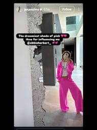 Screenshot from Sims' Instagram story / Source: @jenamsims on IG